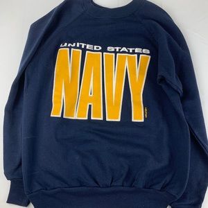 VTG Pannill sweatshirt United States Navy size L